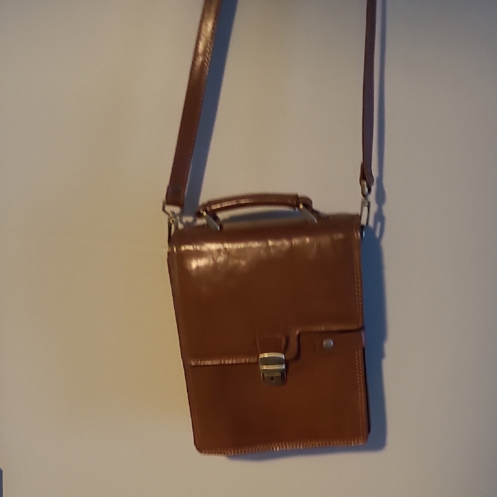 Brown Leather Vintage Bag